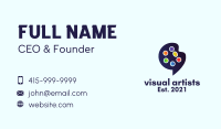 Chat Artist Palette Business Card Image Preview