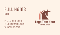 Unicorn Horse  Business Card Image Preview