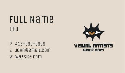 Mystical Eye  Business Card Image Preview