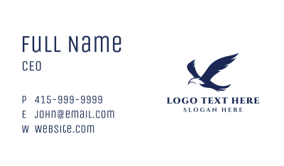 Eagle Bird Flight Business Card Image Preview