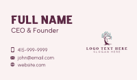 Beauty Tree Woman Business Card Image Preview