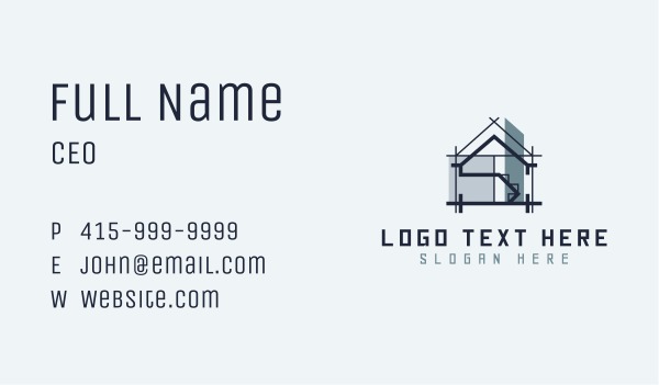 House Architect Builder Business Card Design Image Preview