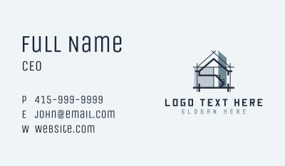 House Architect Builder Business Card Image Preview