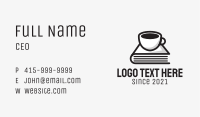 Breakfast Coffee Book Business Card Image Preview