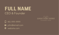 Generic Minimalist Business Business Card Image Preview