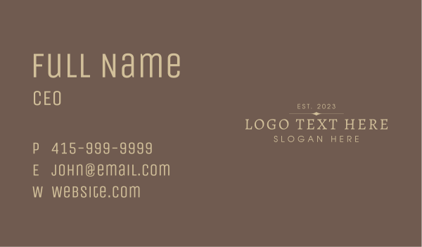Generic Minimalist Business Business Card Design Image Preview