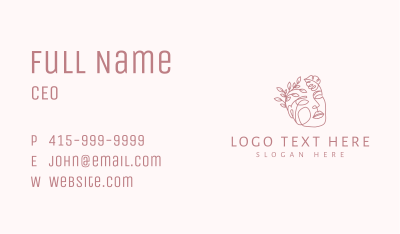 Natural Garden Face Business Card Image Preview