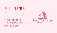 Alcohol Liquor Wine City  Business Card Image Preview