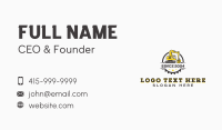 Mechanical Builder Excavator  Business Card Image Preview