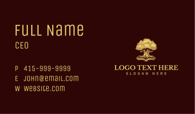 Publishing Tree Book Business Card Image Preview