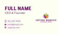 Preschool Daycare Cube Business Card Image Preview