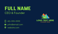 Fast Colorful Shoes Business Card Preview