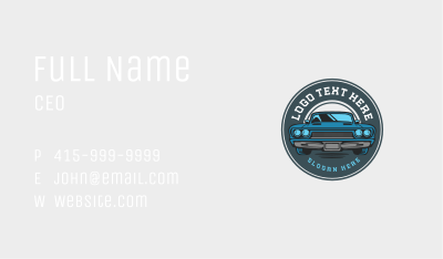 Automotive Car Vehicle  Business Card Image Preview