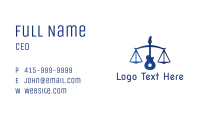 Legal Music Guitar Scales Business Card Image Preview