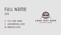 Forest Wood Lumber Badge Business Card Image Preview