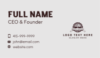 Forest Wood Lumber Badge Business Card Image Preview