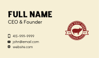 Pork Pig Meat Business Card Image Preview