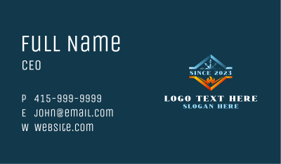 HVAC Ice Fire Business Card Image Preview