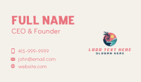 Travel Beach Resort Business Card Preview