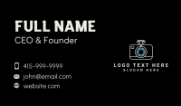 White Diamond Camera Business Card Image Preview