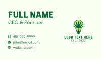 Cannabis Light Bulb  Business Card Image Preview