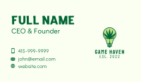 Cannabis Light Bulb  Business Card Image Preview