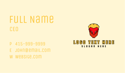 Tribal Mask Avatar Business Card Image Preview