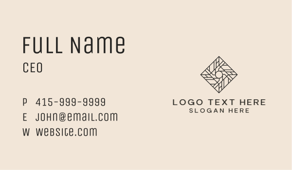 Flooring Tiles Pattern Business Card Design Image Preview