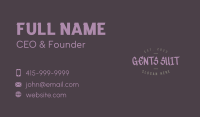 Handwritten Graffiti Wordmark Business Card Image Preview