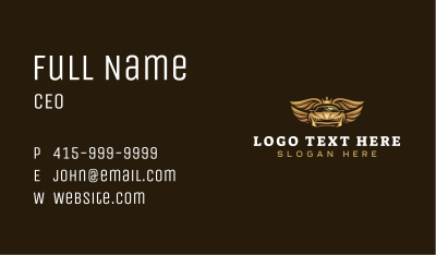 Luxury Car Wings Business Card Image Preview