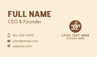 Steampunk Coffee Cup Cafe Business Card Image Preview