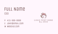 Beauty Boutique Letter Business Card Image Preview
