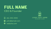 Monoline Sprout Bottle  Business Card Preview