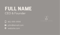 Classy Boutique Wordmark Business Card Image Preview