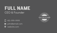 Gray Graffiti Circle Business Card Image Preview