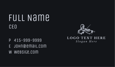 Violin Musician Instrument Business Card Image Preview