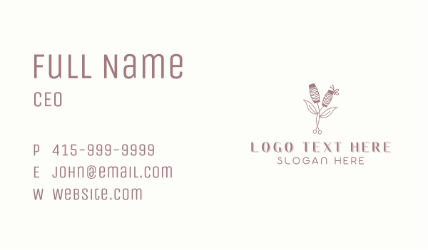Stitching Sewing Yarn Business Card Design Image Preview