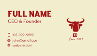 Bull Castle Fortress Business Card Image Preview