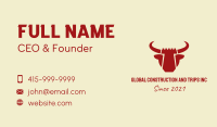 Bull Castle Fortress Business Card Image Preview