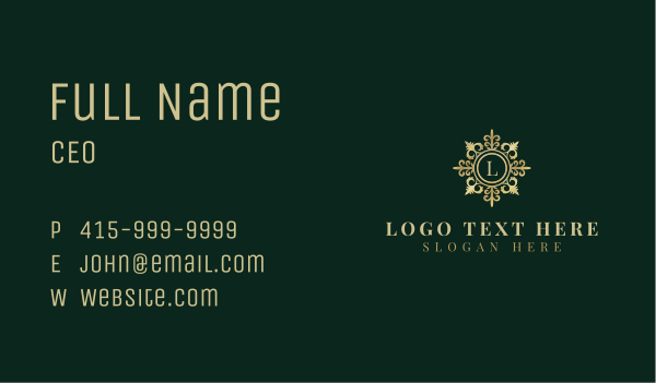 Premium Decorative Luxury Business Card Design Image Preview