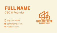 Geometric Housing  Business Card Image Preview