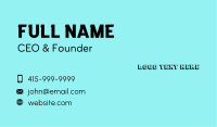 Retro Arcade Font Text Business Card Image Preview