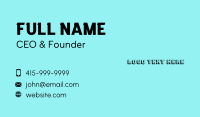 Retro Arcade Font Text Business Card Image Preview