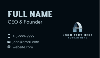 Cyber Network Letter A Business Card Image Preview