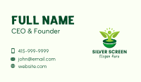Human Leaf Sustainability Business Card Image Preview