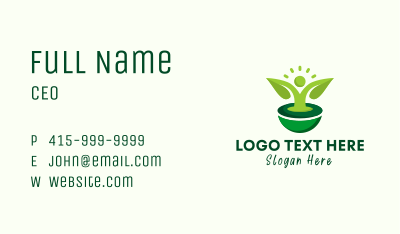 Human Leaf Sustainability Business Card