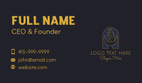 Mystic Lunar Hand Business Card Design