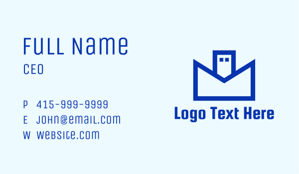 Digital USB Mail Business Card Design Image Preview