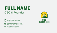 Marijuana Mountain Sunrise Business Card Image Preview