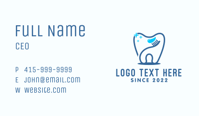 Dental Care Toothpaste  Business Card Image Preview